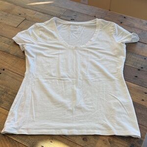 Banana Republic White Short Sleeve Tee